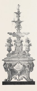 SPLENDID SILVER FOUNTAIN, FOR THE PASHA OF EGYPT, MOHAMMED ALI