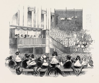 HER MAJESTY AT EXETER HALL, GREAT BRITAIN