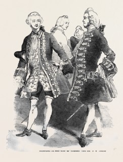 COSTUMES OF THE HON. W. COWPER, AND MR. G.E. ANSON