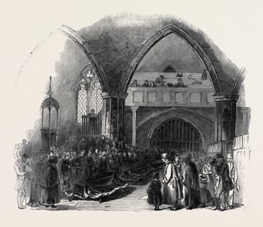 FUNERALS AT ST. NICHOLAS CHURCH, GREAT YARMOUTH