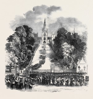 FUNERAL OF THE MARQUIS OF DOWNSHIRE, AT HILLSBOROUGH