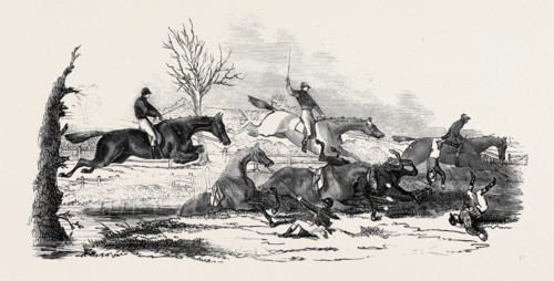 THE HARROW STEEPLE CHASE, THE FALL AT THE BROOK