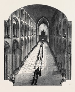 FUNERAL OF THE BISHOP OF ELY, IN ELY CATHEDRAL.