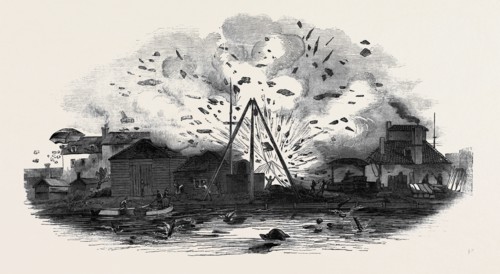 THE EXPLOSION AT SAMUDA'S WORKS, BLACKWALL