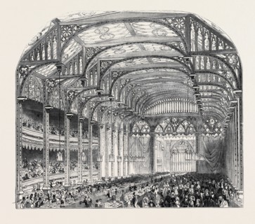FREE TRADE BAZAAR, AT COVENT GARDEN THEATRE.
