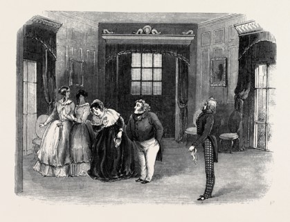 SCENE FROM "THE SHERIFF OF THE COUNTY," AT THE HAYMARKET THEATRE.