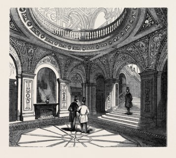 INTERIOR OF THE CONSERVATIVE CLUB HOUSE, THE INNER HALL, ST. JAMES'S STREET