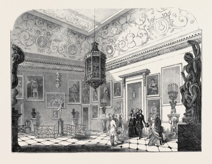 HER MAJESTY'S DEPARTURE FROM STOWE HOUSE.