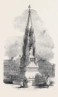 THE NOTTS TESTIMONIAL TO LORD GEORGE BENTINCK, IN THE MARKETPLACE, MANSFIELD