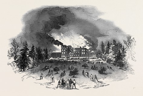 DESTRUCTION OF CAVERSHAM PARK HOUSE BY FIRE