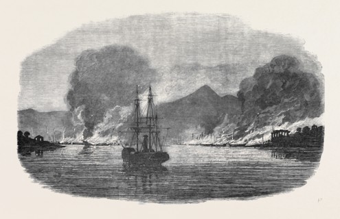 DESTRUCTION OF A PIRATICAL CHINESE FLEET AT PINGHOY