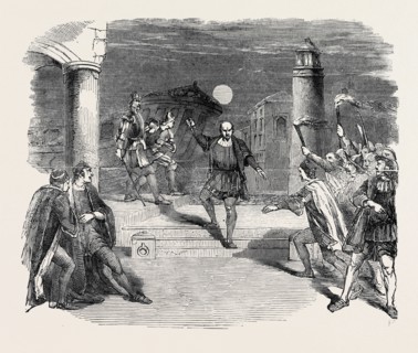 SCENE FROM THE NEW PLAY OF "FIESCO," AT DRURY LANE THEATRE