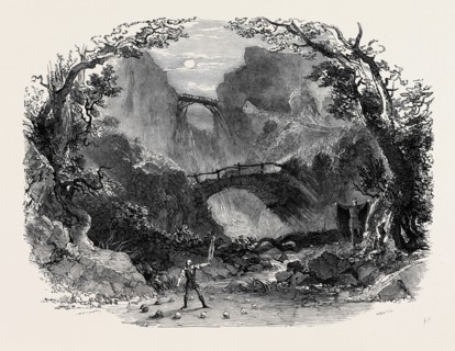 SCENE FROM "DER FREISCHUTZ" (THE WOLF'S GLEN), AT THE ROYAL ITALIAN OPERA