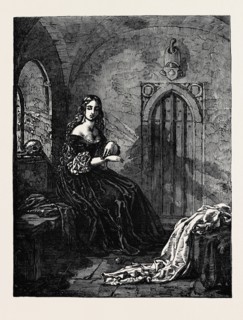 EXHIBITION OF THE BRITISH INSTITUTION, No. 138. "THE NOVICE" PAINTED BY ALEXANDER JOHNSTON