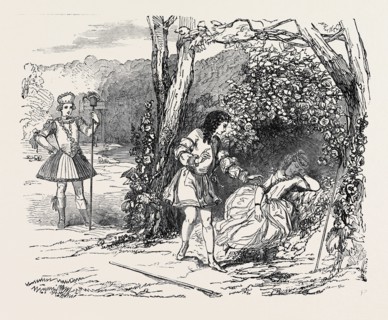 SCENE FROM "CYMON AND IPHIGENIA," AT THE LYCEUM THEATRE