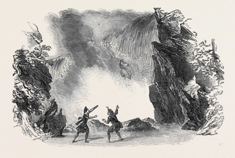 SCENE FROM THE "DEVIL'S RING," AT DRURY LANE THEATRE