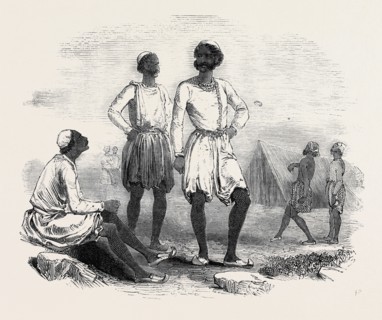 THE PUNJAB, NATIVE TROOPS IN CAMP