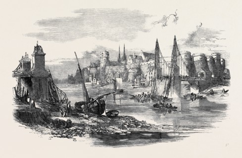 REMAINS OF THE SUSPENSION BRIDGE AT ANGERS, AFTER THE LATE ACCIDENT