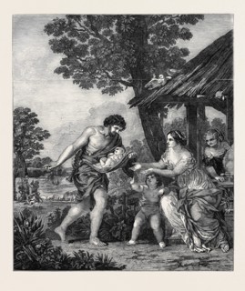 "THE FINDING OF ROMULUS AND REMUS" FROM THE PICTURE BY PIETRO DA CORTONA
