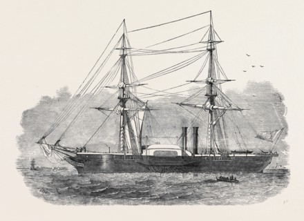 THE WAR STEAMER "GOVERNOLE," BUILT FOR THE SARDINIAN GOVERNMENT