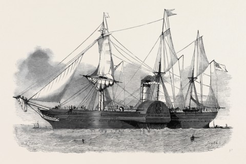 THE BRITISH MAIL STEAMSHIP "ASIA"
