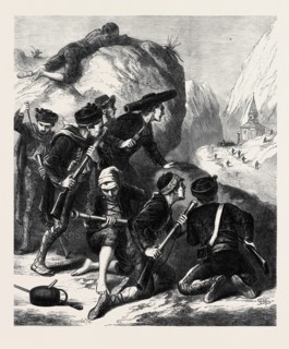 SPAIN: A CARLIST AMBUSCADE, 1873