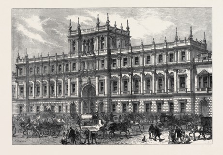 NEW BUILDINGS OF BURLINGTON HOUSE, PICCADILLY, LONDON, 1873