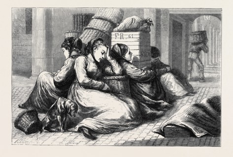 COVENT GARDEN MARKET WOMEN, LONDON, 1873