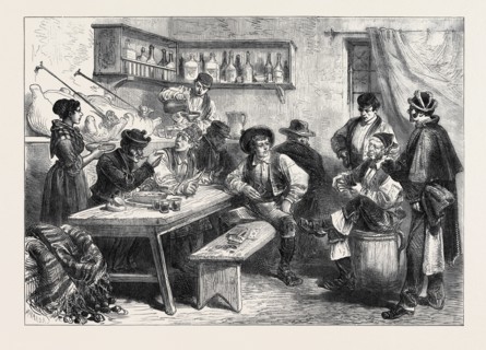 SPAIN: A TAVERN IN THE SUBURBS OF MADRID, 1873