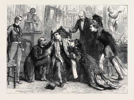 LAST SCENE FROM "MAN AND WIFE," AT THE PRINCE OF WALES' THEATRE, 1873