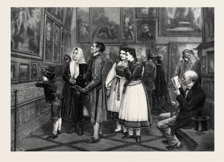 "THE PICTURE GALLERY," BY B. VAUTIER, 1873