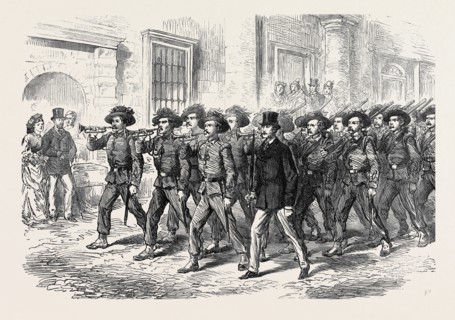 PRINCE ARTHUR IN ROME: A MARCH WITH THE BERSAGLIERI, 1873