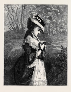 "SYMPATHY 'THE PASSING TRIBUTE OF A SIGH,' " BY A.C.H. LUXMOORE, IN THE EXHIBITION AT THE DUDLEY