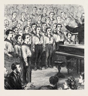 CONCERT OF BOYS IN THE MARS TRAINING SHIP DUNDEE, FOR THE WIDOW AND CHILDREN OF THE MATE OF THE