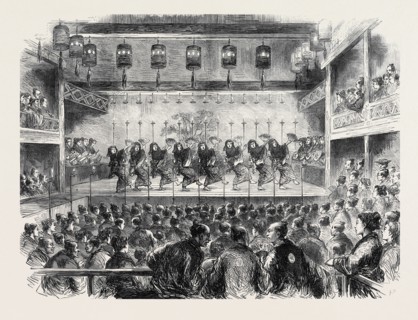 A JAPANESE BALLET AT THE THEATRE OF KYOTO, 1873