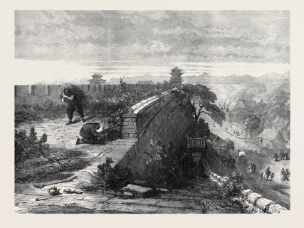 THE WALL OF PEKIN, CHINA, 1873