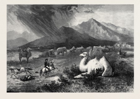 CHINA: ENTRANCE TO THE IMPERIAL TOMBS, NEAR PEKIN, 1873