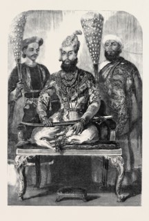 THE ELDEST SON OF THE KING OF DELHI, HIS TREASURER AND PHYSICIAN, FROM A PICTURE PAINTED, IN THE