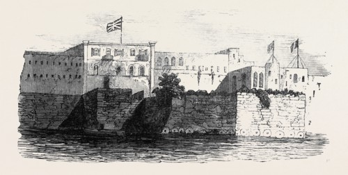 HOUSES OF THE ENGLISH AND FRENCH CONSULS AT RABAT, IN MOROCCO.