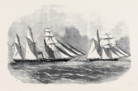 H.M. GUN BOAT "TEASER" CAPTURING THE SLAVER "ABBOT DEVEREUX"