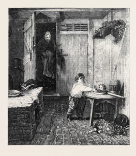 "THE THIEVES DETECTED" PAINTED BY F.D. HARDY