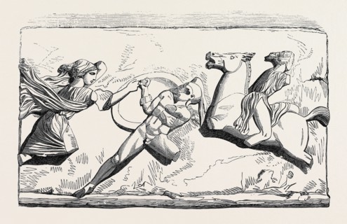 THE BOUDROUM MARBLES: NO. 5. SCULPTURE FROM THE SAME MONUMENT