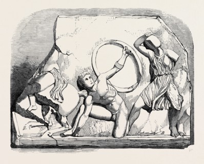 THE BOUDROUM MARBLES: NO. 4. ANOTHER FRAGMENT, PROBABLY FROM THE SAME FRIEZE