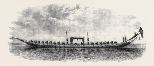 THE ROYAL BARGE OF THE SECOND KING OF SIAM (LENGTH, 87 FEET)