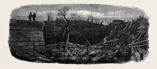 THE LATE EXPLOSION AT MAYENCE: SITE OF THE POWDER MAGAZINE, MAYENCE