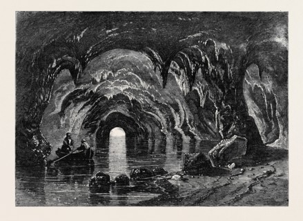 THE BLUE GROTTO AT CAPRI, FROM MR. ALBERT SMITH'S NEW ENTERTAINMENT
