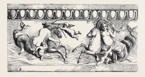 FRIEZE IN TERRA-COTTA, MARINE VENUS AND AMPHITRITE, THE CAMPANA MUSEUM, ROME