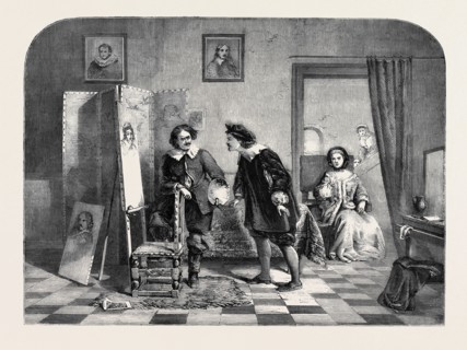 "VANDYKE AND FRANK HALS," FROM A PICTURE BY D.W. DEANE, IN THE FLATOU COLLECTION