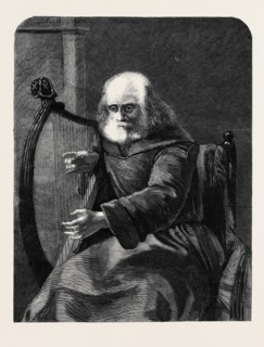 "THE LAY OF THE LAST MINSTREL" FROM A PAINTING BY W.P. FRITH, R.A., IN THE FLATOU COLLECTION