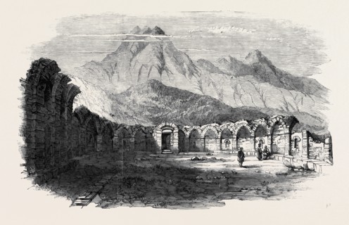 THE TEMPLE OF NEPTUNE AT ZOWAN, NEAR THE SOURCE OF THE STREAM WHICH SUPPLIED WATER TO CARTHAGE